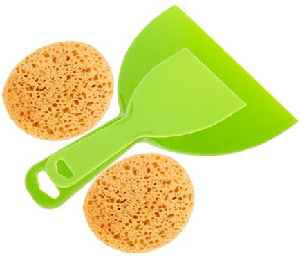 NULYLU 2pcs Home Decor Paint Sponges Drywall Repair Tools Heavy Texture Sponge