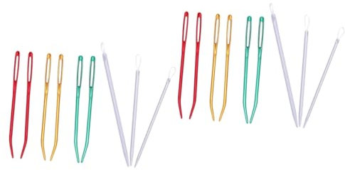 DIYEAH 2 Sätze Fadenführung Herstellung Greifer Kabel Stickfaden Sewing Kit Nähwerkzeug Nähmaschinen Zubehör Set Nadeln Nähmaschine Nähnadeleinsetzer Einfädelvorrichtung 9 Stück * 2