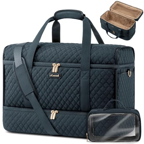 LOVEVOOK Bolsa de viaje para mujer, impermeable, equipaje de mano de fin de semana, bolsa grande de viaje tipo duffle, bolsa de clínica para parto, bolsa de hospital, bolsa de deporte para avión