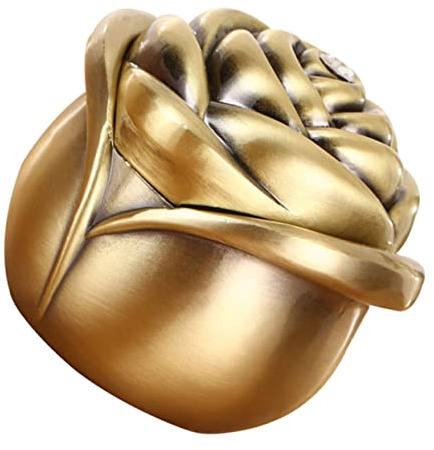 TOVINANNA Joyero Adorno Metálico Cajita Para Anillos De Compromiso Estuche Compacto Material Resistente Diseño