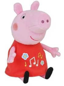 Jemini - Peluche musicale di Peppa Pig, 023167, +/- 20 cm