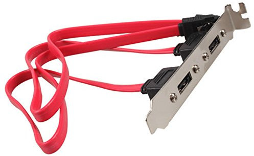 Computer di 2 porte SATA a 2 eSATA PCI slot cavo esterno