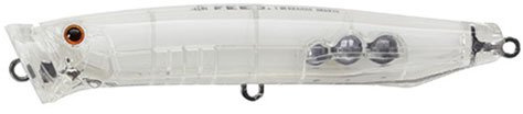 TackleHouse CFDW175 Popper Contact Feed Diving Wobbler, 6.9 inches (175 mm), 2.9 oz (83 g), Clear #22