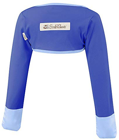 ScratchSleeves | Moufles anti-grattage qui restent en place pour les jeunes enfants souffrant de démangeaisons | Bleu marin | 7-8 ans