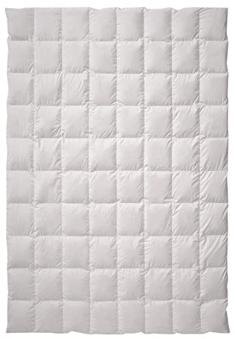 KÜNSEMÜLLER, Daunenbettdecke, „8x10 Canada Leicht“, 135 x 200 cm | Leichte Sommerdaunendecke mit ausgezeichnetem Schlafkomfort