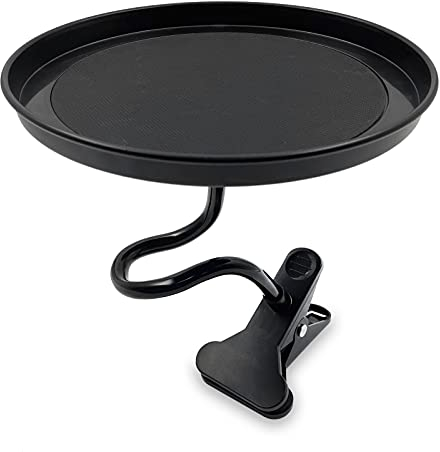 360° Swivel 'Car Food Tray Table', 22cm Diameter, Non-Slip - Fits Cup, Snacks, Coffee