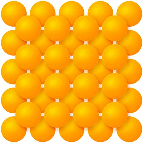 Yunsailing 300 Pcs Plastic Balls Bulk Washable Training Table Tennis Balls 40 mm for Table Tennis Games Pool Games Sports Carnival Party Decorations Indoor Outdoor, Yellow