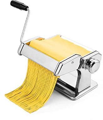 CLICLED Macchina Pasta Fresca Sfogliatrice Manuale Classica Tirapasta Casa Sfoglia