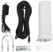 KJ-028 Antena Omni Barrel, Antena Cilíndrica para Exteriores Impermeable IP67 5V 25dBi Alta Ganancia 1080P Antena de TV de Señal HD