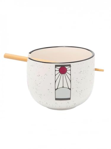 Just Funky Demon Slayer Logo Ramen Bowl 470ml, White