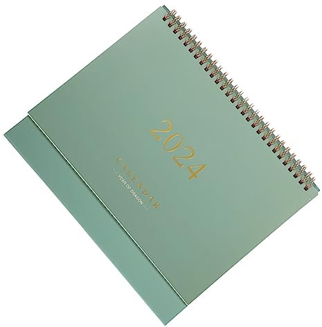 MAGICLULU Stehender Schreibtischkalender Großer Haushaltstischkalender Delikates Design Tageskalender Für Büro Home Desktop Nutzung