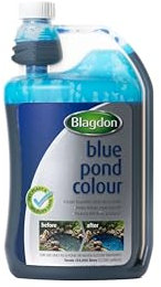 Blagdon Blue Pond Water Color riduce la crescita delle alghe, aiuta a proteggere i pesci dai predatori, 1.000 ml, tratta 124.000 litri