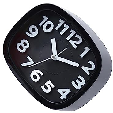 OSALADI 1stück Mini Quarz Wecker Tischuhr Kompakte Desktop-Uhr Mit Leicht Ablesbarem Zifferblatt Praktisches Design Ohne Ticken Für Schlafzimmer Und Schreibtisch Stilvolle Deko Für