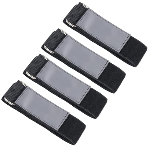 Ironwarrior Ladder Rack Straps, Velcro, 4 Pack, Grey Black, Compatible with Passenger Car