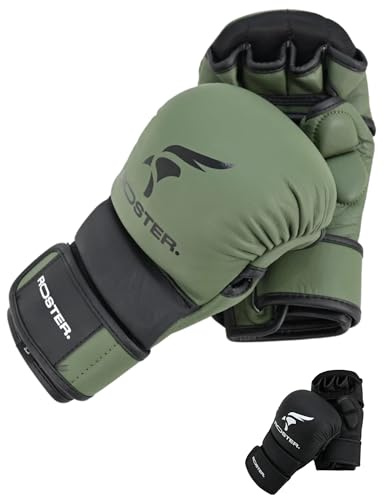 ROSTER. Guantillas MMA 7oz Sparring (S, Verde)