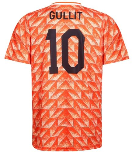 EK 88 Fußballtrikot Gullit - Niederlande - Orange - Kinder und Erwachsene - Jungen - Herren - Sportsachen - Geschenke - Sport t Shirt - Sportbekleidung