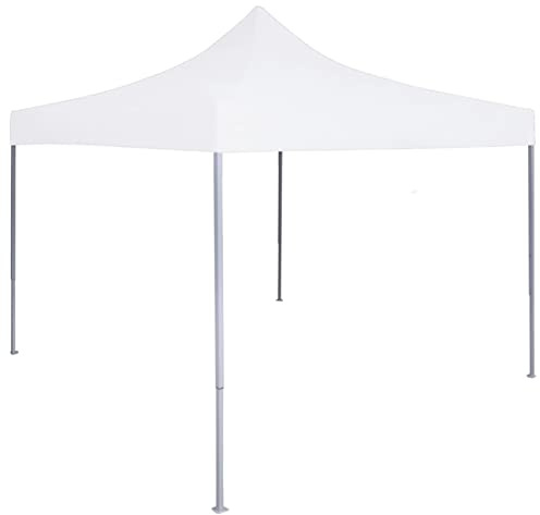 Rantry Casa Gazebo Professionale Pieghevole 2x2m in Acciaio Bianco, Gazebo da Giardino, Gazebo Ombrellone da Giardino Spiaggia Pesca Esterno Antivento per Arredo Giardino Terrazzo Ambienti Casa Mobili