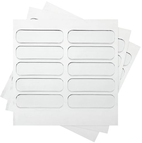 PATIKIL 40 Stück Gummistreifen Stoßstangen 1,4 x0,4 Transparente | Selbstklebende, Schranktür Stoßdämpfende Pufferpads, Zum Schutz von Möbeln Schrank Schublade Stuhl