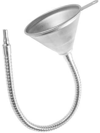 Flaconi 5.5''/140mm Embudo Para Coche,Embudo Aceite Motor,Embudo Flexible,Embudo De Aceite,Embudo De Metal Automotriz,para la Mayoría de las Motocicletas y Automóviles,Camiones (Longitud 630 mm)