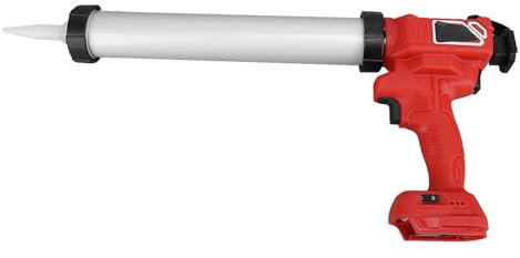 Electric Caulking Gun, Dripless Cordless Caulking Gun with Brushless Motor, 6 Speed Control, Battery Powered Caulk Gun, Electric Glass Glue Caulking Device for Tiles