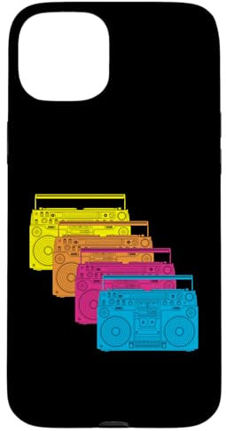 Ghettoblaster 90er Jahre 80er Motto Party DJ Disco Musik fun Hülle für iPhone 15 Plus