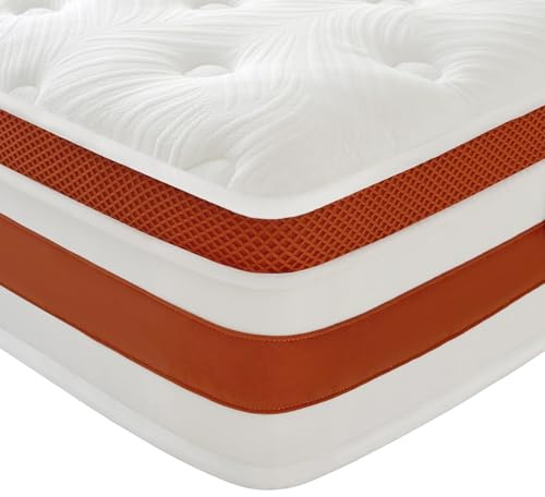 Good Nite Single Mattress 3FT, 11 Inch Hybrid Memory Foam & 7-Zone Pocket Sprung, Orthopedic Support with Medium Firm Feel, 3D Breathable Mesh for Motion Isolation, 90x190x28cm