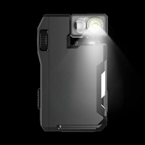 Lampe De Poche Lumineuse Avec Fixation Magnétique - Mini Lampe De Poche LED, Pratique, Rechargeable, 400 , Étanche, Idéale Pour Le Camping, Veilleuse, Sécurité, Pêche, Réparation, Aventure, Cuis
