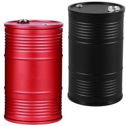 AMUSLESUR Tragbarer Auto Aschenbecher Dekorativ und Stilvoll 2 Stück aus Aluminiumlegierung mit Glatter Oberfläche für Gartenpartys und Fahrzeug Innenraum