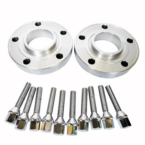 Radnabenzentrierte Distanzscheiben Für E26 E28 E34 E36 E38 E60 Z3 Z4 Z8 Geschmiedete Felgen, 5x120, 72,6 Mm, 12x1,5 Spurverbreiterung Für Autos(20mm schwarz)