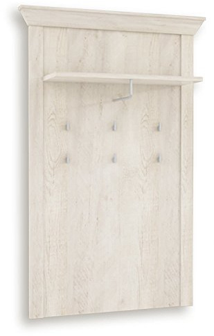 Forte Kashmir Kleiderpaneel, Holzwerkstoff, Pinie Weiß, B x H x T: 97,3 x 153,6 x 27,5 cm