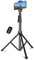 UBeesize Handy Stativ Ständer 157cm Selfie Handy stativ mit Bluetooth Fernbedienung, ausziehbar Stativ Ständer Perfekt für Selfies, Videoaufnahmen, Live Streaming, Schwarz