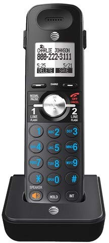 AT&T TL88002 (Black) Accessory Cordless Handset for AT&T TL88102 Expandable Phone System