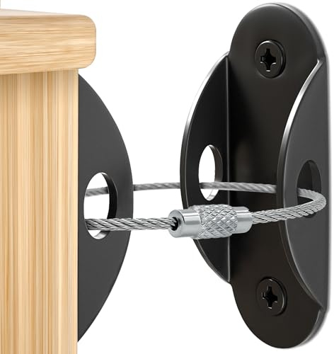 Booda Brand Furniture Anchors (10 Pack) Anti Tip Furniture Straps for Baby Proofing, 400lbs Tension Earthquake Resistant Metal Straps, Furniture Wall Anchor Prevent Baby Pet from Falling Furniture