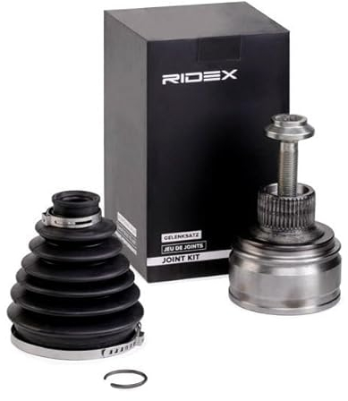 RIDEX Juego de articulación árbol de transmisión Delantero 5J0382 Junta Homocinética compatible con VW Touareg III CR7, RC8, AUDI A4 B8 Avant 8K5 A6 C7 Avant 4G5, 4GD A4 B8 Sedán 8K2 Q5 8RB Q7 4MB