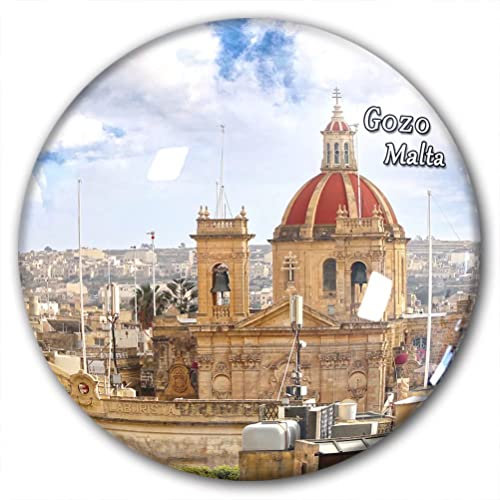 Malta Gozo - Magnete da frigorifero con adesivi decorativi per frigorifero, souvenir da viaggio