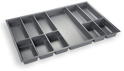 SOTOOLS KÖNIG Besteckkasten III, Silbergrau, 80er Korpus, Breite: 693 mm | Besteckkasten für 80er Korpus.