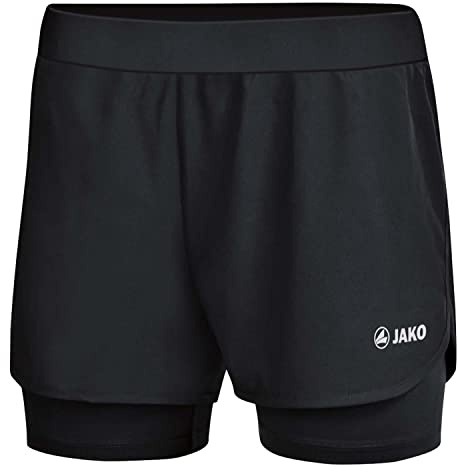 JAKO Damen Laufshort 2-in-1 Short Brasil C6299