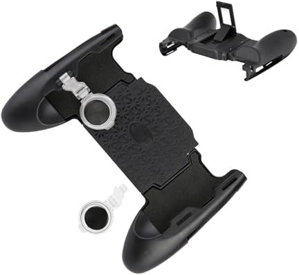 Contrôleur de Jeu Mobile Poignée de Jeu pour Téléphone Portable avec Ventouse Joystick Phone Controller Max étiré Jusqu'à 18 Cm pour Smartphones de 4,5 à 6,5 Pouces