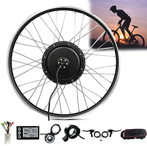 Oiyekntd 36V 48V 250W 500W Electric Bicycle Conversion Kit, Rear Wheel Electric Bike Conversion Kit with Lcd Meter with Pedal Assist and Intelligent Controller,36V250W-20