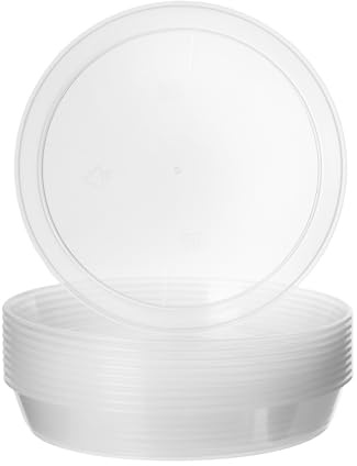 Garronda Blomkruka underlägg GD-0026 (10 stycken transparent, ⌀ 17 cm H 2,5 cm)