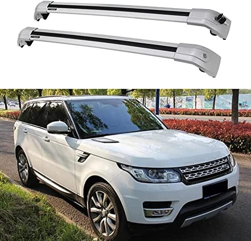 JIMORY 2 Stück Auto Relingträger Dachträger Crossbar, für Land Rover Range Rover Sport 2014-2021 Querträger Lastenträger Fahrrad DachbüGel Gepäckträger