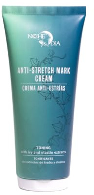 Noche y Día Straffende AntiDehnungsstreifen-Creme – 200 ml – Feuchtigkeitsspendende und straffende Körpercreme – für Schwangerschaftsstreifen und schnelle Gewichtsveränderungen – Oberschenkel, Gesäß,