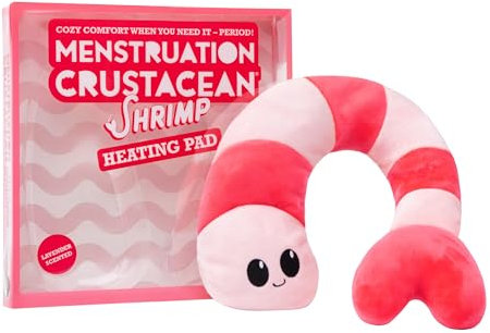 Menstruation Crustacean Shrimp Heating Pad by Relatable