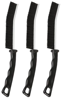 Fugenreinigungsbürste Hartborsten Eckenreinigungsbürste Fugenbürste Bad Hartborsten Eckreinigungsbürste Rille Spalt Bürste Reinigungsbürste Schmal (3 Stück)