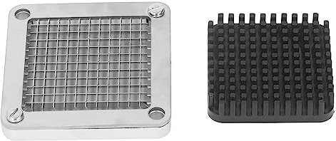 French Fry Cutter, French Fry Chipper, Stainless Steel Manual French Fry Slicer, Grade Potato Cutter with Smooth Edges Cutting Machine (6mm)
