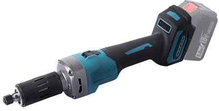 JUDANNA 18 V Akku-Geradschleifer Kompatibel mit Makita 18 V (ohne Akku, ohne Ladegerät), 1200W Geradeschleifer Bürstenlos 4 Variablen Geschwindigkeiten