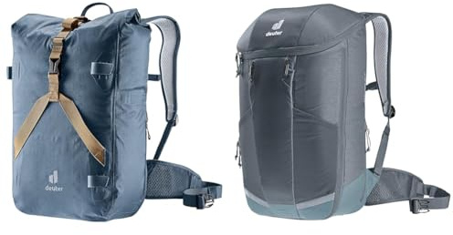 deuter Amager 25+5 Wasserdichter Fahrradrucksack & Rotsoord 25+5 Commuter Fahrradrucksack