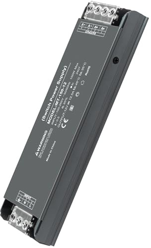 Karyoosi LED Trafo 12V 150W, Trafo 230V auf 12V 12.5A, LED Netzteil Kompaktes und Robustes, Treiber für Lampen und Streifen
