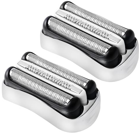 2 Pack 32S Series 3 Replacement Head, Electric Foil Shaver Heads Compatible with Series 3, Foil Cutter Razor Replacement Heads Accessories for S3 3000s 3010s 3040s 3050cc 3070cc 3080s 3090cc etc