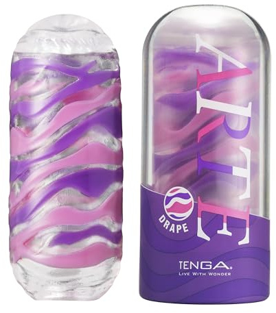 TENGA ARTE DRAPE - Wiederverwendbarer Manueller Masturbator - Weiche und Fließende Details